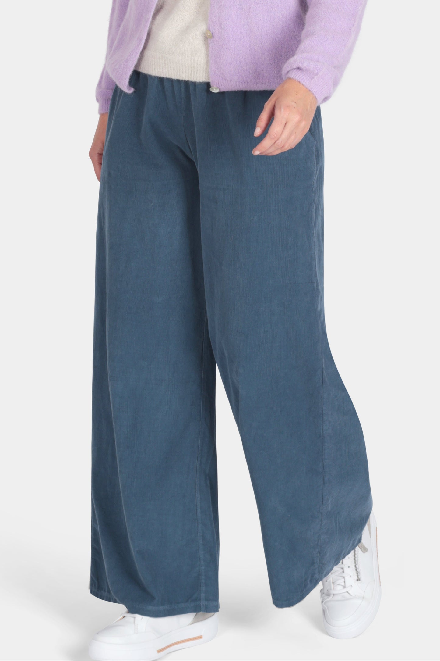 Corduroy Wide Leg Trousers