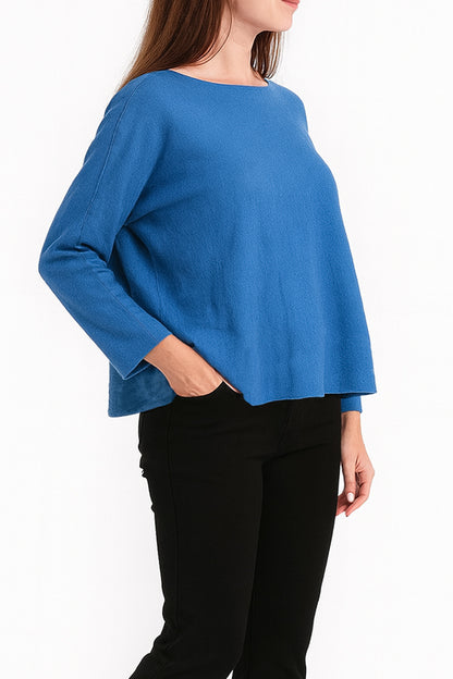 Cloud One Boxy Slash Neck Crop