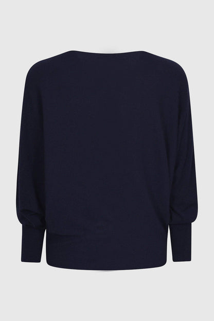 Cloud One Slash Neck Batwing Jumper