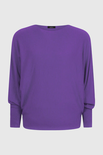 Cloud One Slash Neck Batwing Jumper