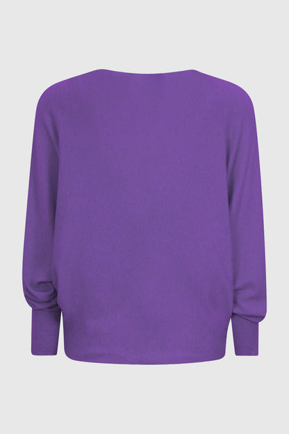 Cloud One Slash Neck Batwing Jumper