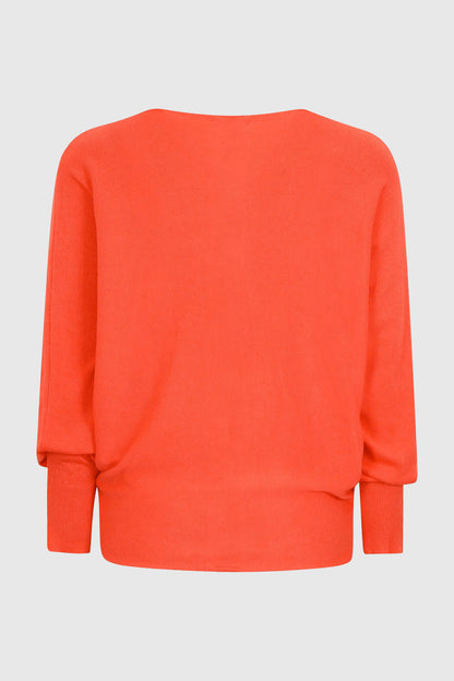 Cloud One Slash Neck Batwing Jumper