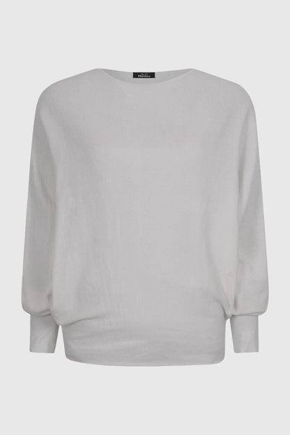 Cloud One Slash Neck Batwing Jumper