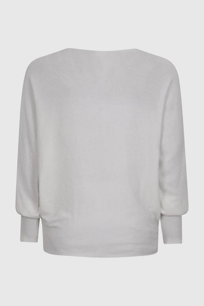 Cloud One Slash Neck Batwing Jumper