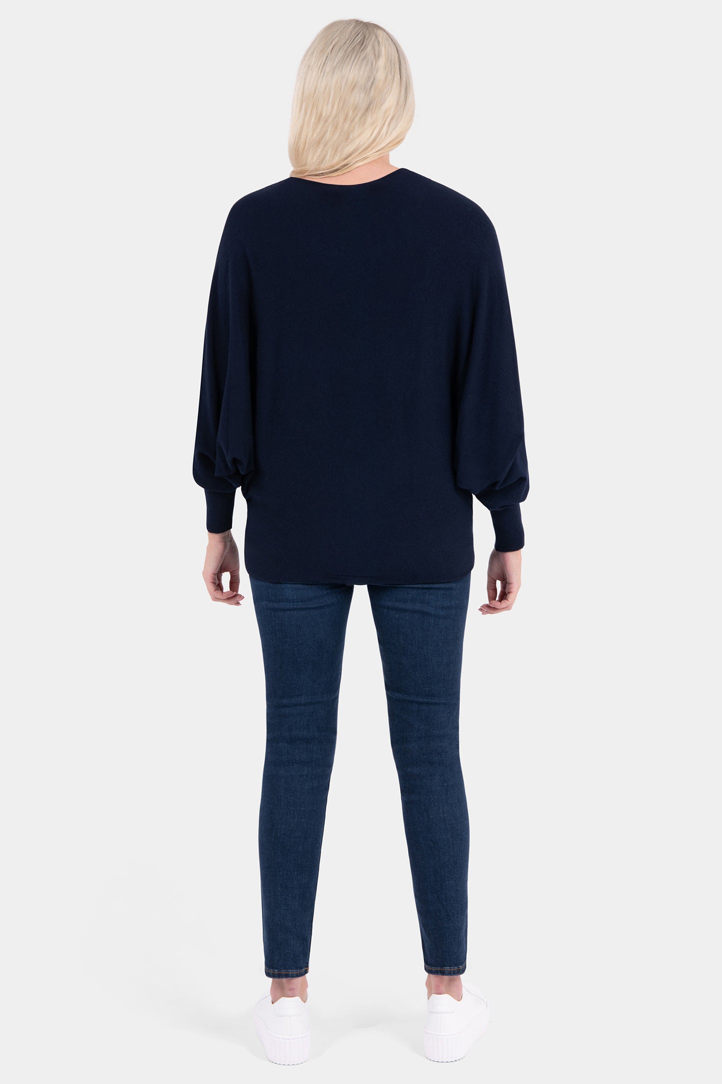 Cloud One Slash Neck Batwing Jumper