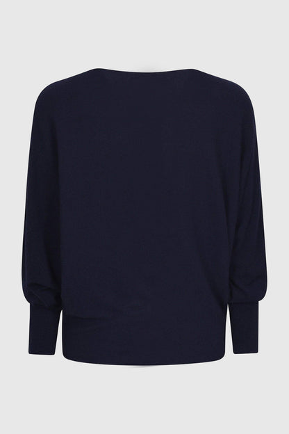 Cloud One Slash Neck Batwing Jumper