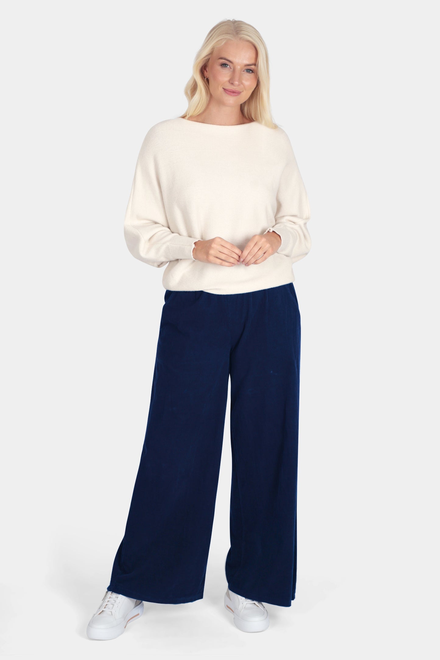 Cloud One Slash Neck Batwing Jumper