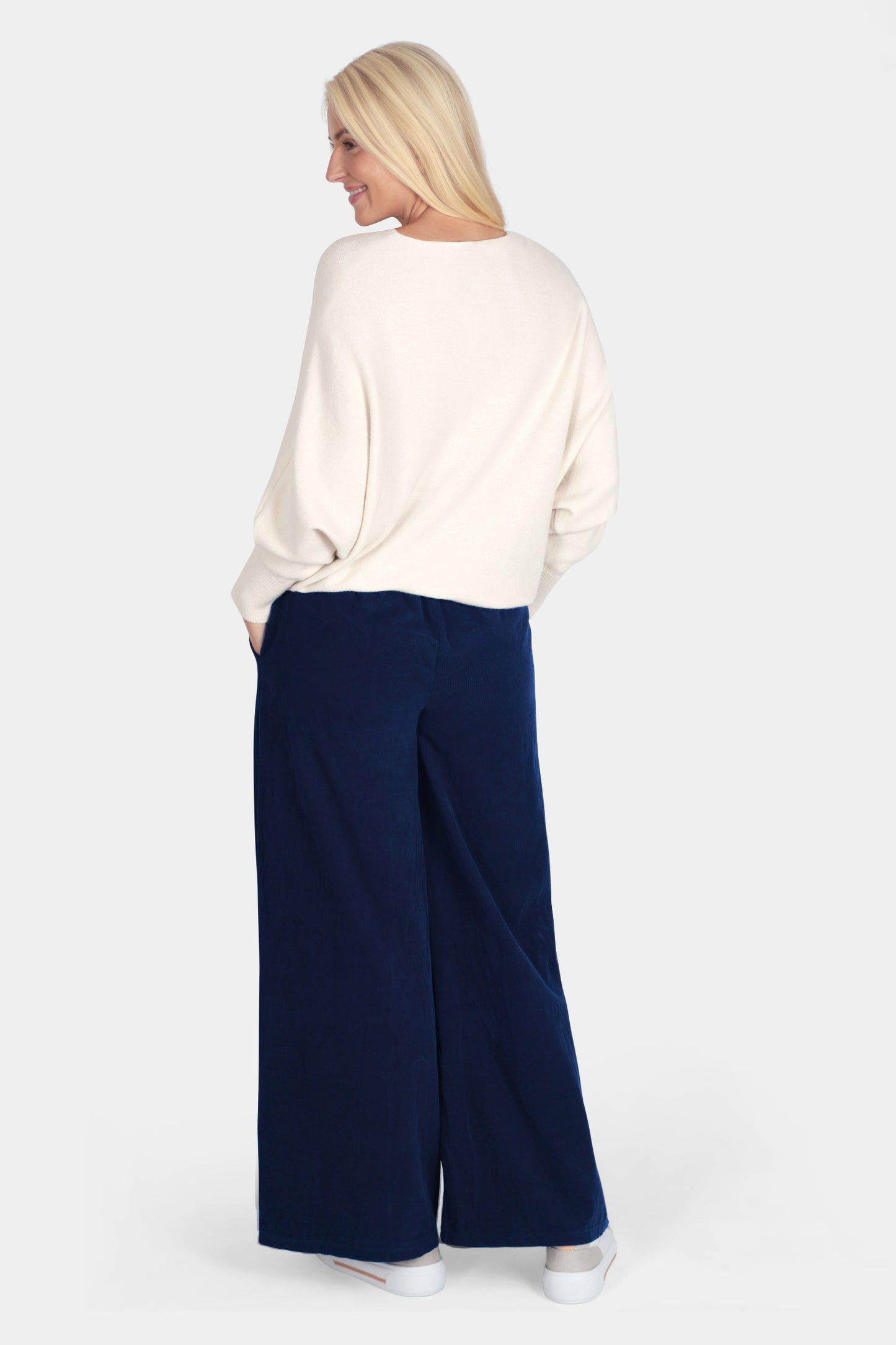 Cloud One Slash Neck Batwing Jumper