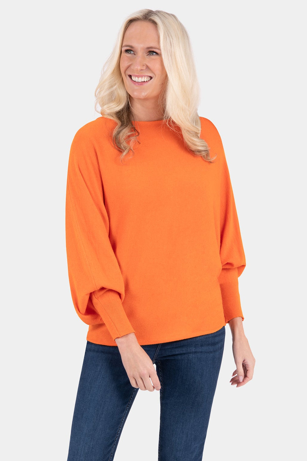 Cloud One Slash Neck Batwing Jumper