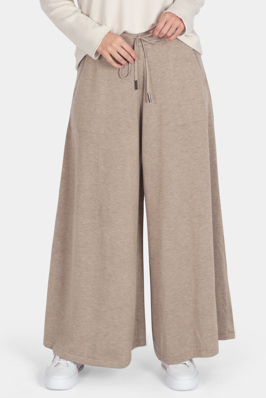 Italian Knitted Wide Leg Trousers