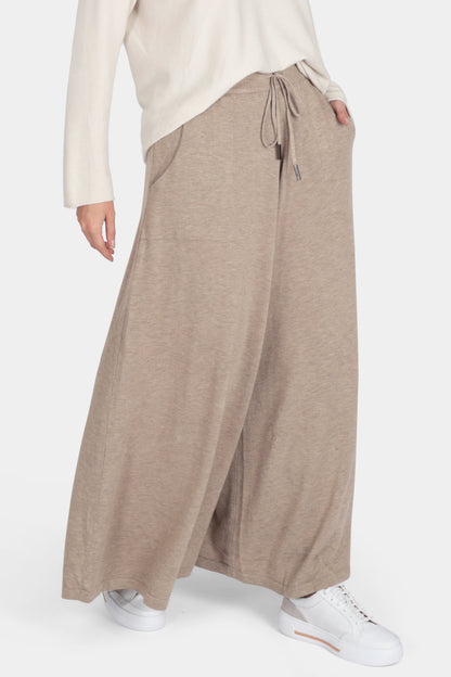 Italian Knitted Wide Leg Trousers