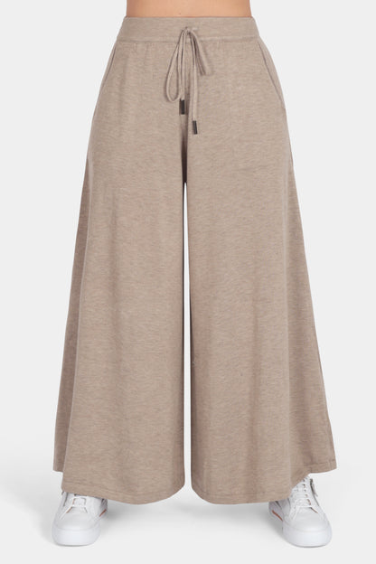 Italian Knitted Wide Leg Trousers