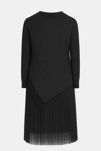 Zoey Asymmetric Tassel Dress Set