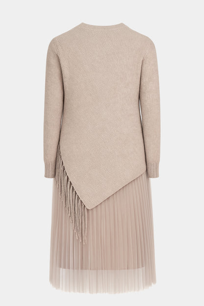 Zoey Asymmetric Tassel Dress Set