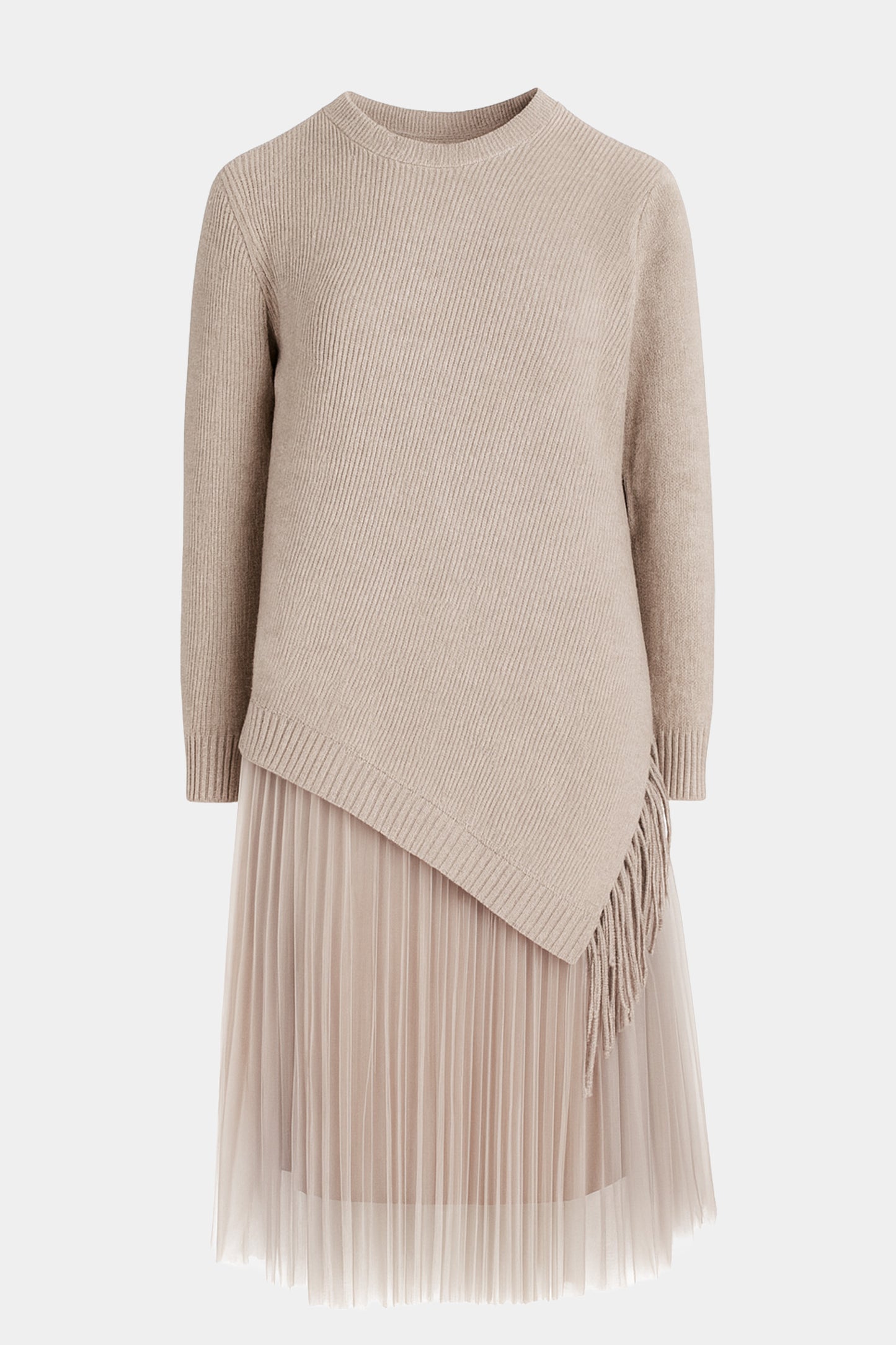 Zoey Asymmetric Tassel Dress Set