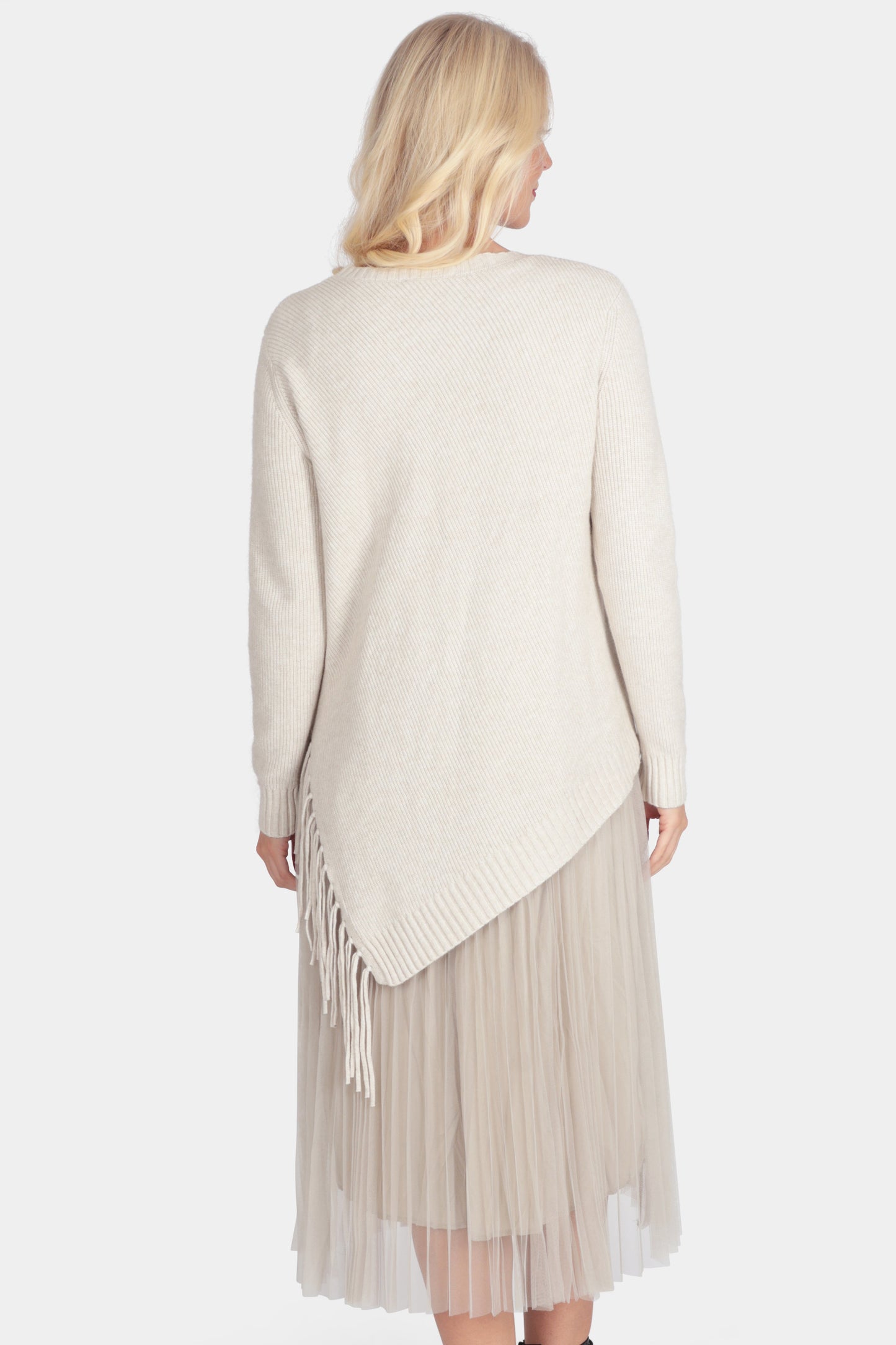 Zoey Asymmetric Tassel Dress Set