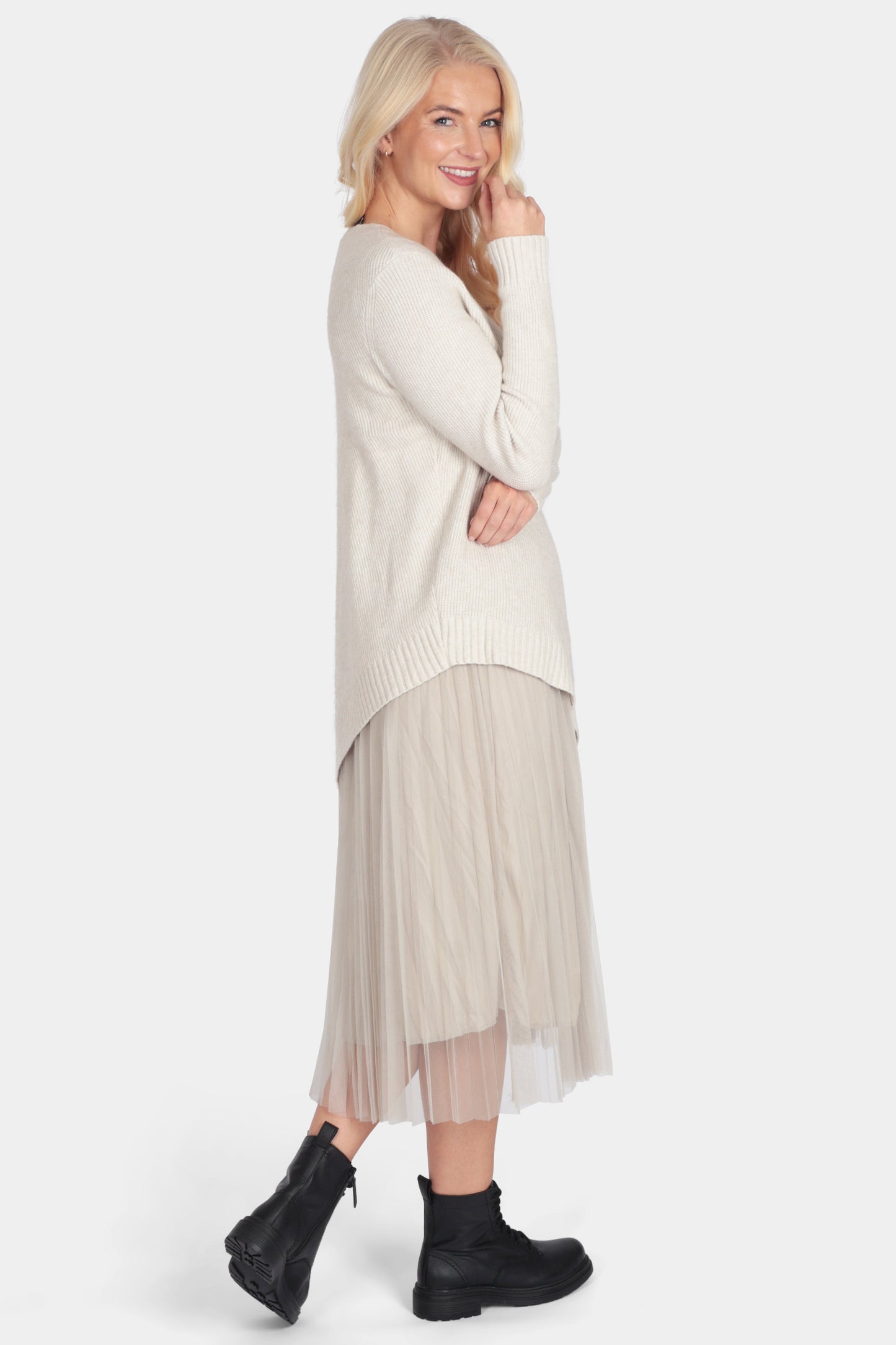 Zoey Asymmetric Tassel Dress Set