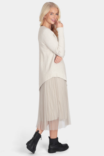 Zoey Asymmetric Tassel Dress Set