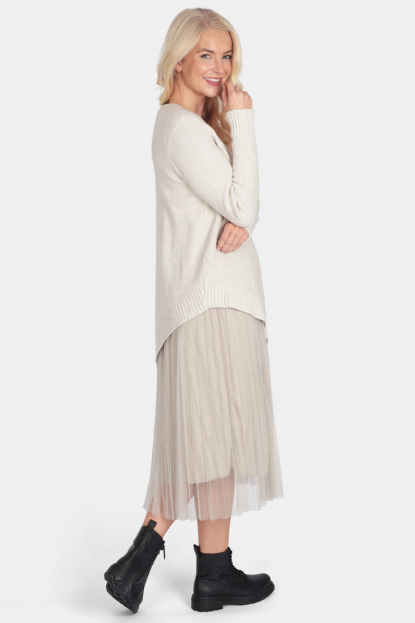 Zoey Asymmetric Tassel Dress Set