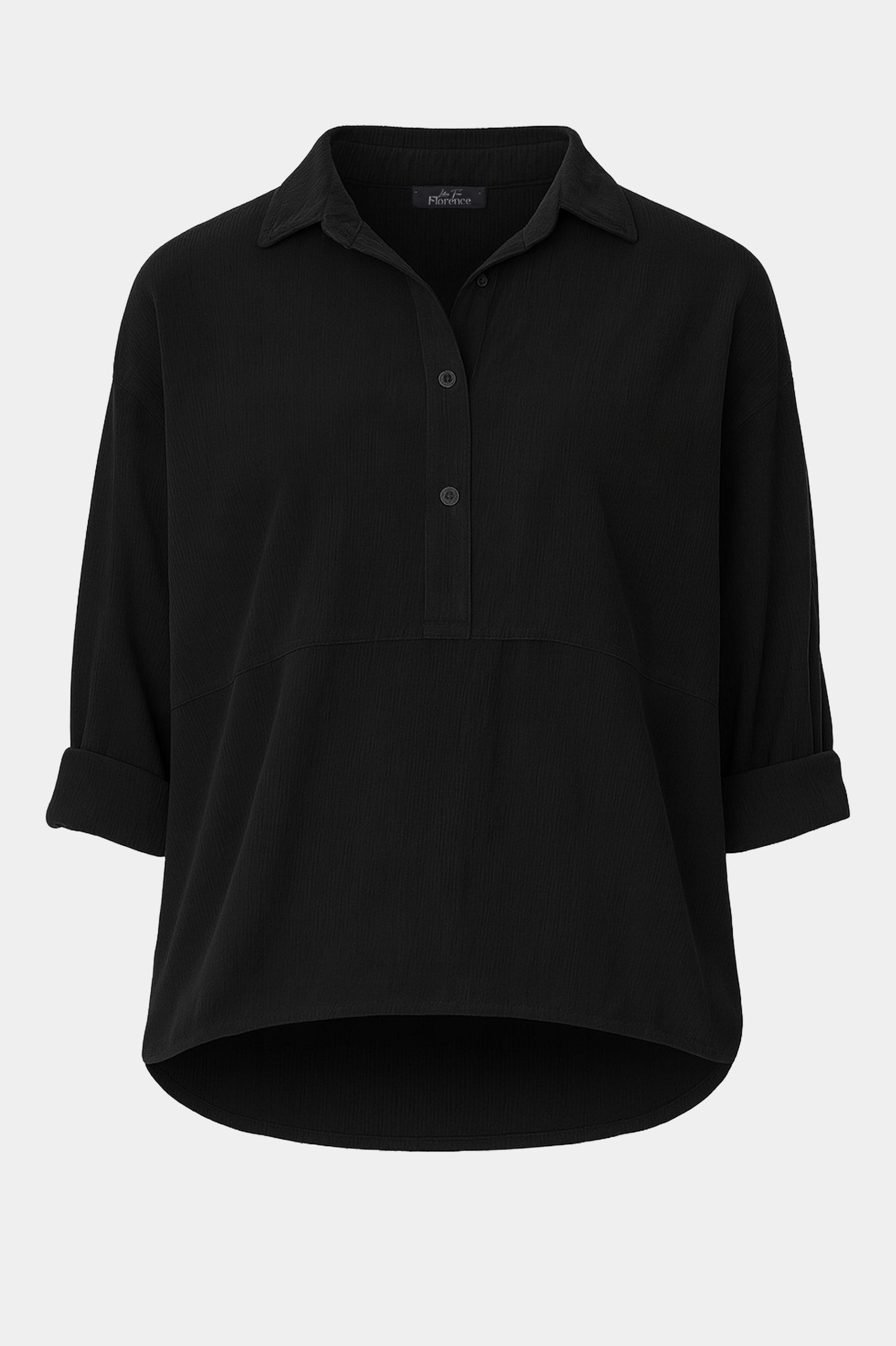 Cotton Corduroy Collar Blouse