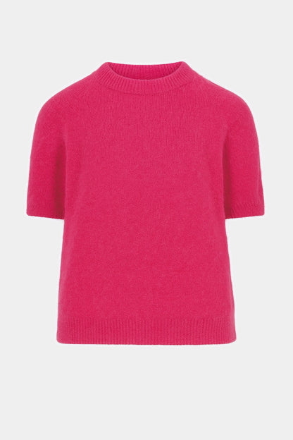 Short Sleeve Alpaca Jumper