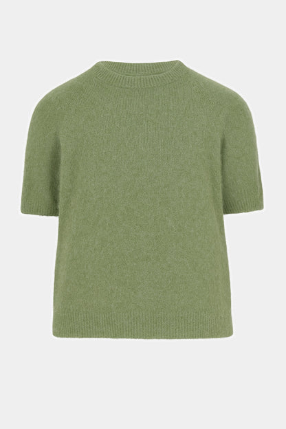 Short Sleeve Alpaca Jumper