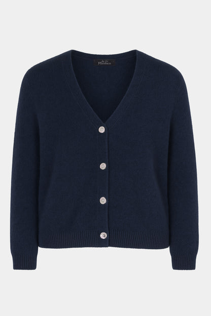 V-Neck Alpaca Cardigan