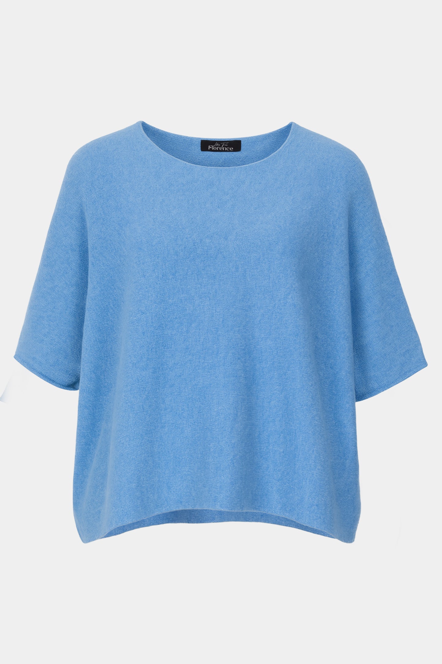 Cloud Two Round Neck 3/4 Sleeve Crop