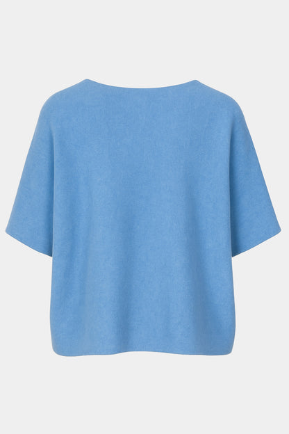 Cloud Two Round Neck 3/4 Sleeve Crop