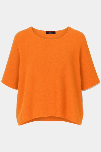 Cloud Two Round Neck 3/4 Sleeve Crop
