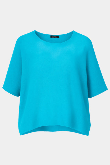 Cloud Two Round Neck 3/4 Sleeve Crop