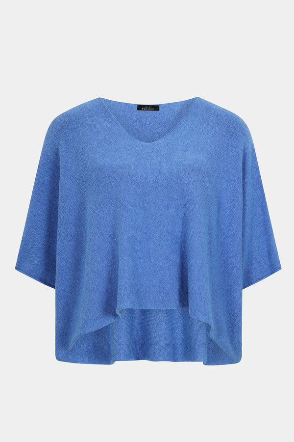 Cloud Two V-Neck 3/4 Sleeve Crop