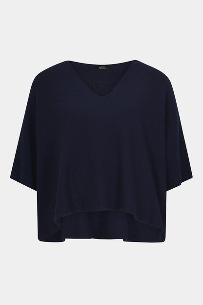 Cloud Two V-Neck 3/4 Sleeve Crop