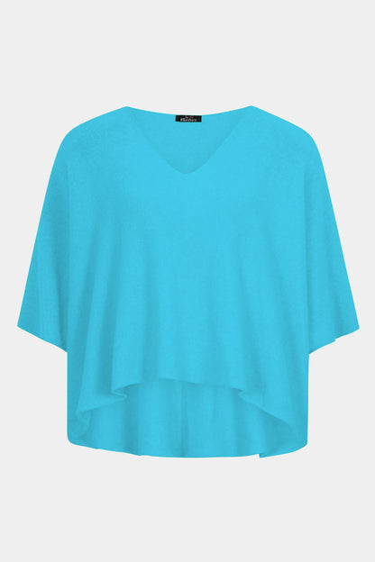 Cloud Two V-Neck 3/4 Sleeve Crop