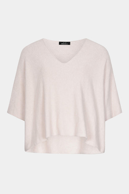 Cloud Two V-Neck 3/4 Sleeve Crop