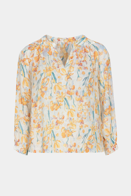 Iris Floral Print Blouse