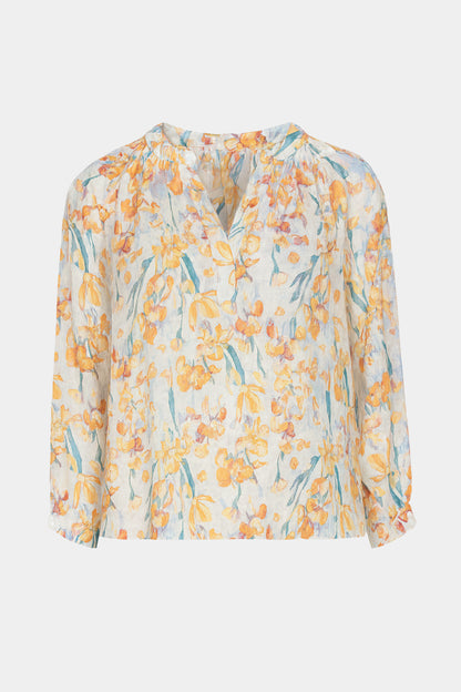 Iris Floral Print Blouse