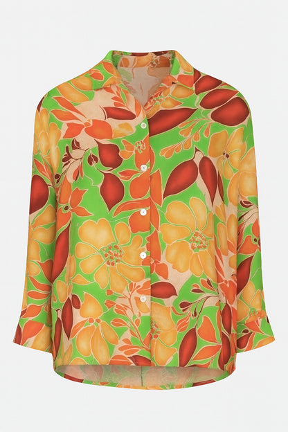 Bold Abstract Print Blouse
