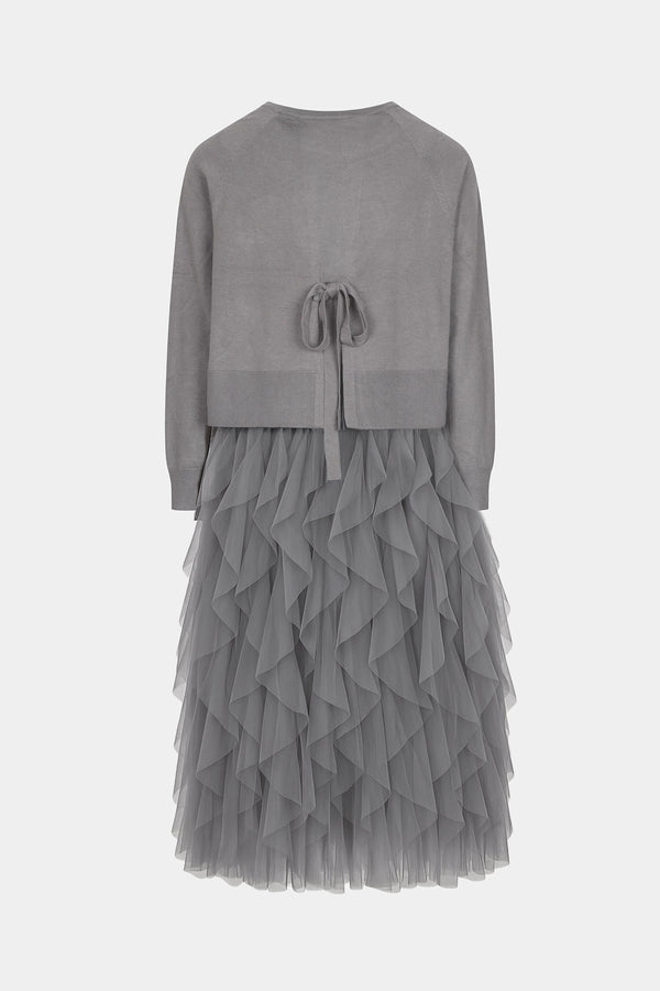 Cassie Tie-Back Crop Dress Set