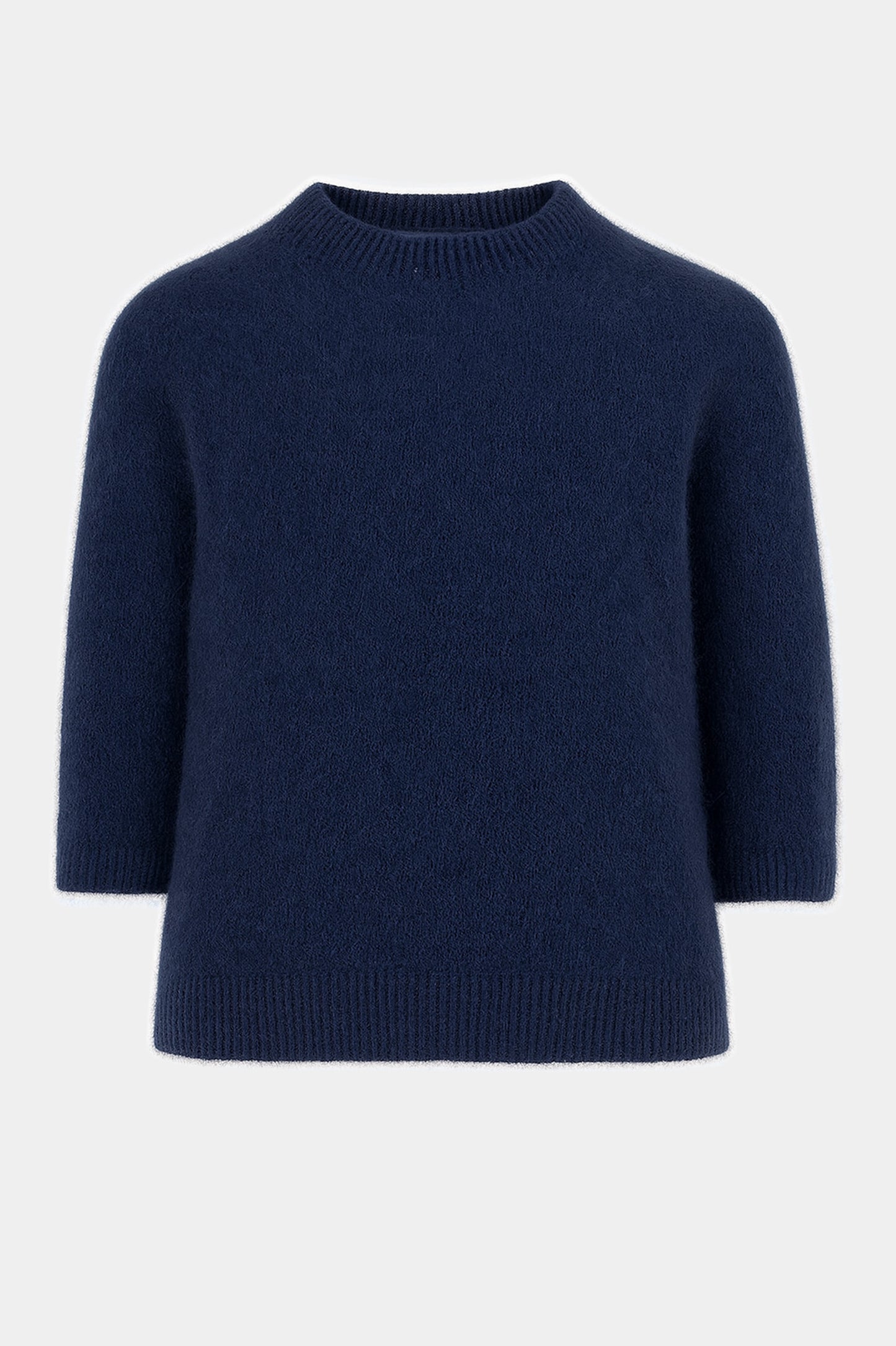 Crew 3/4 Sleeve Alpaca Jumper