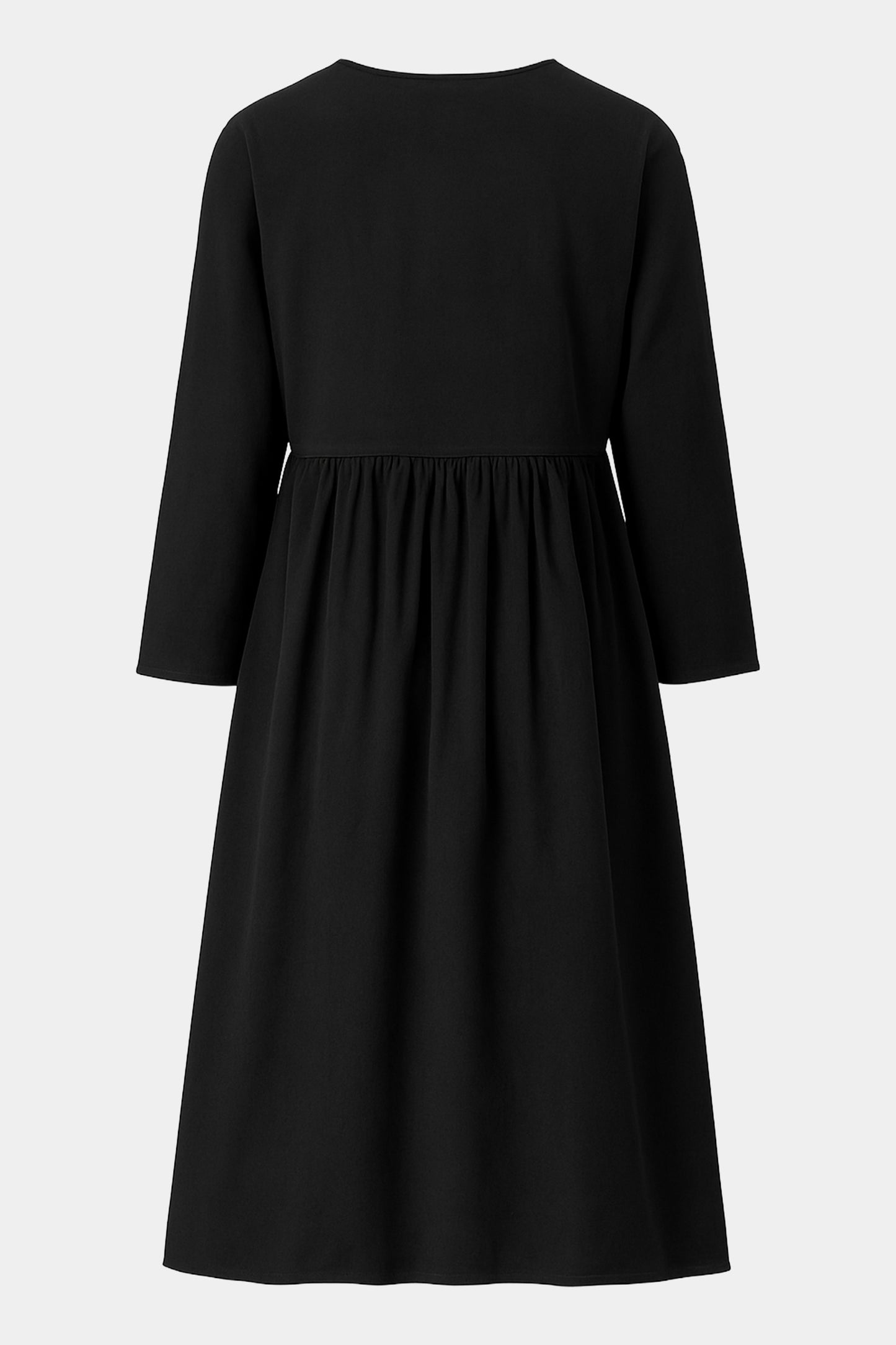 Cotton Corduroy Round Neck Dress