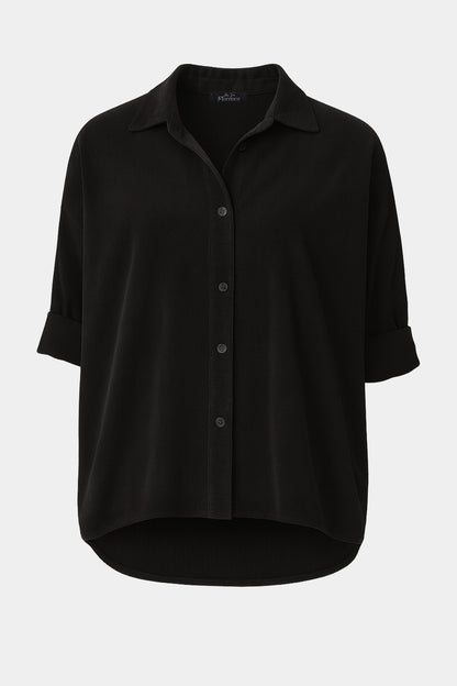 Cotton Corduroy Buttun-Up Shirt