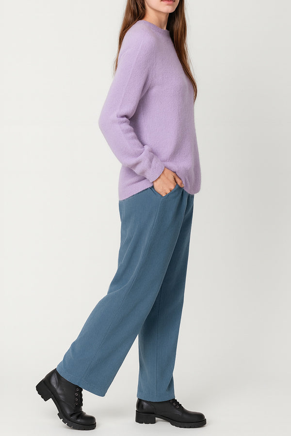 Corduroy Straight Leg Trousers