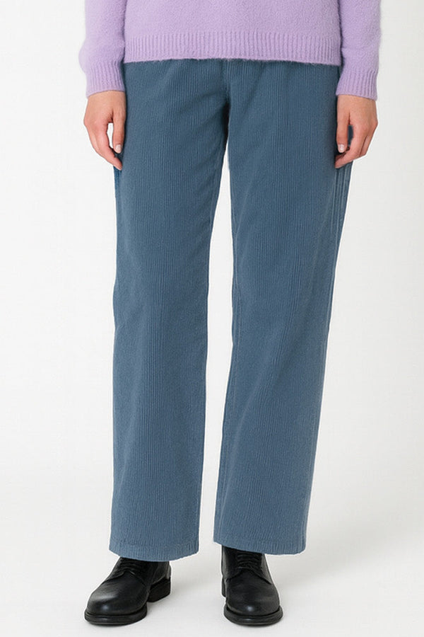 Corduroy Straight Leg Trousers
