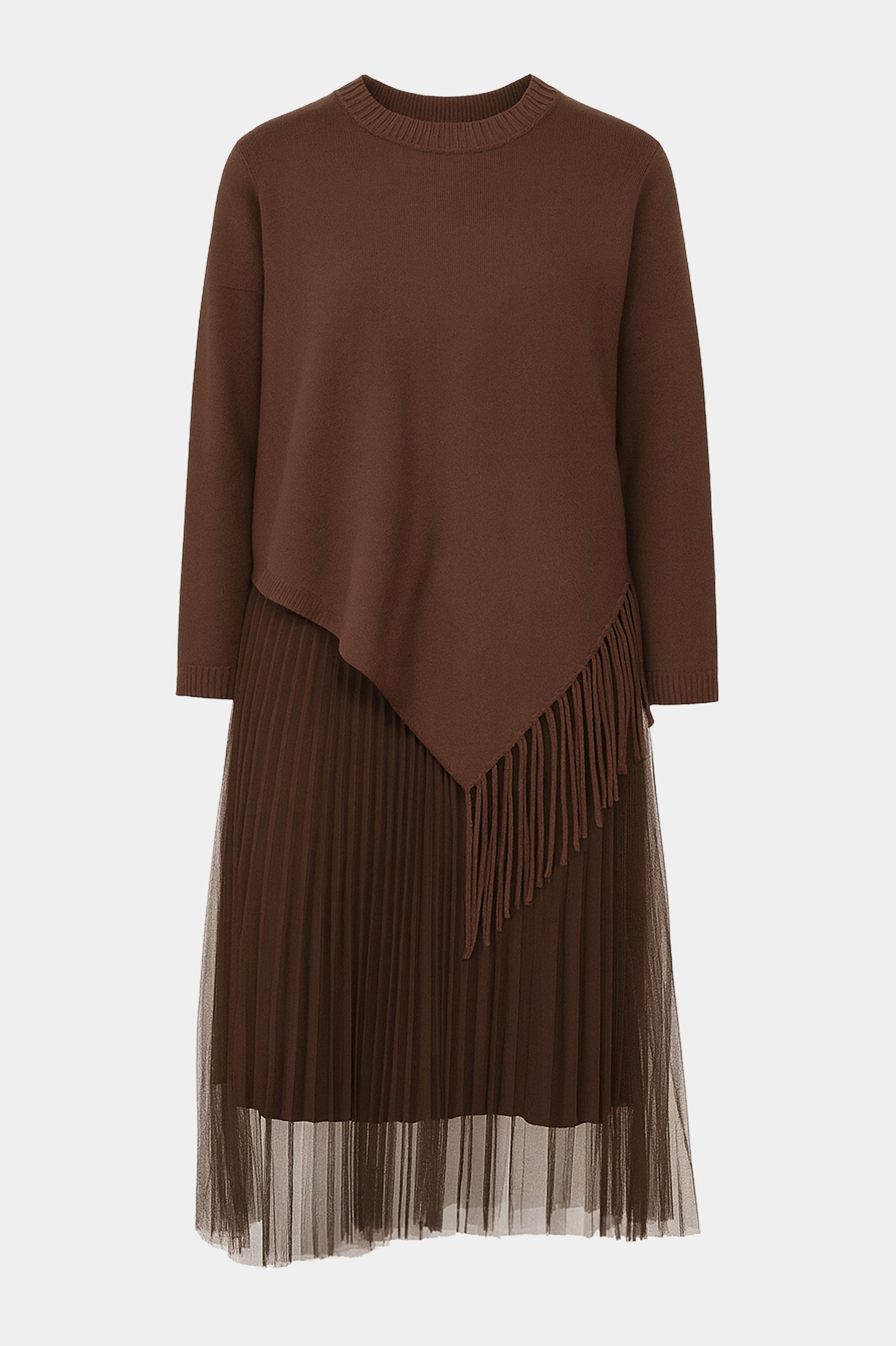 Freya Asymmetric Frill Hem Dress Set