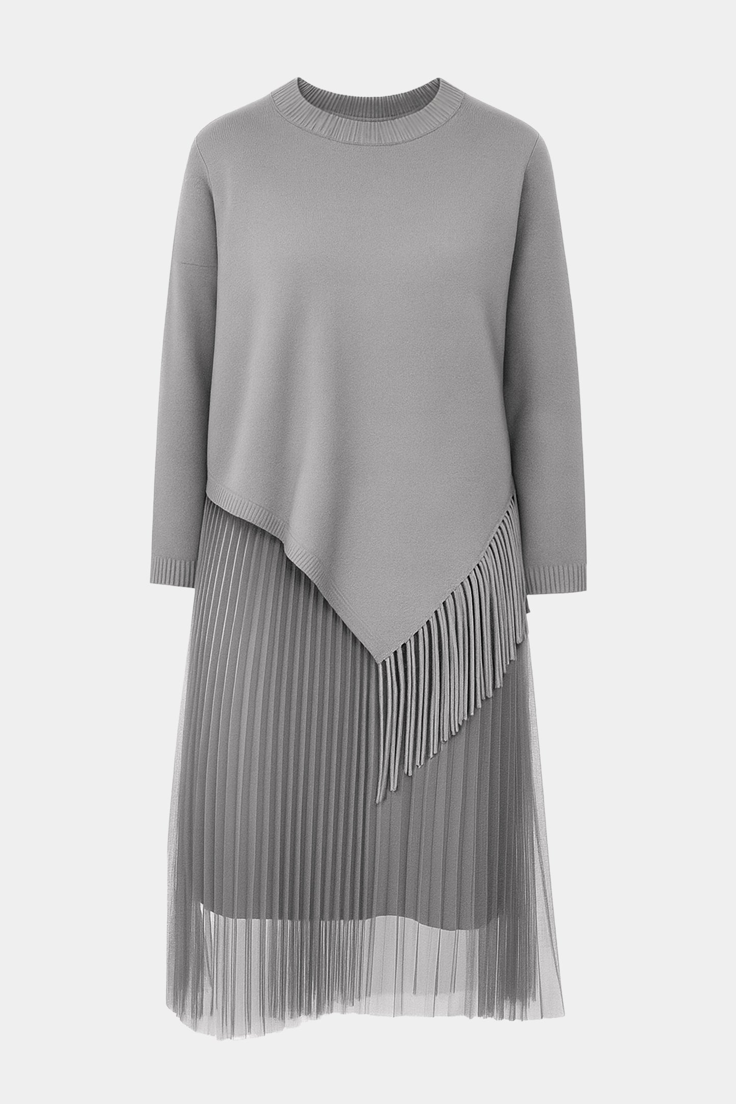 Freya Asymmetric Frill Hem Dress Set