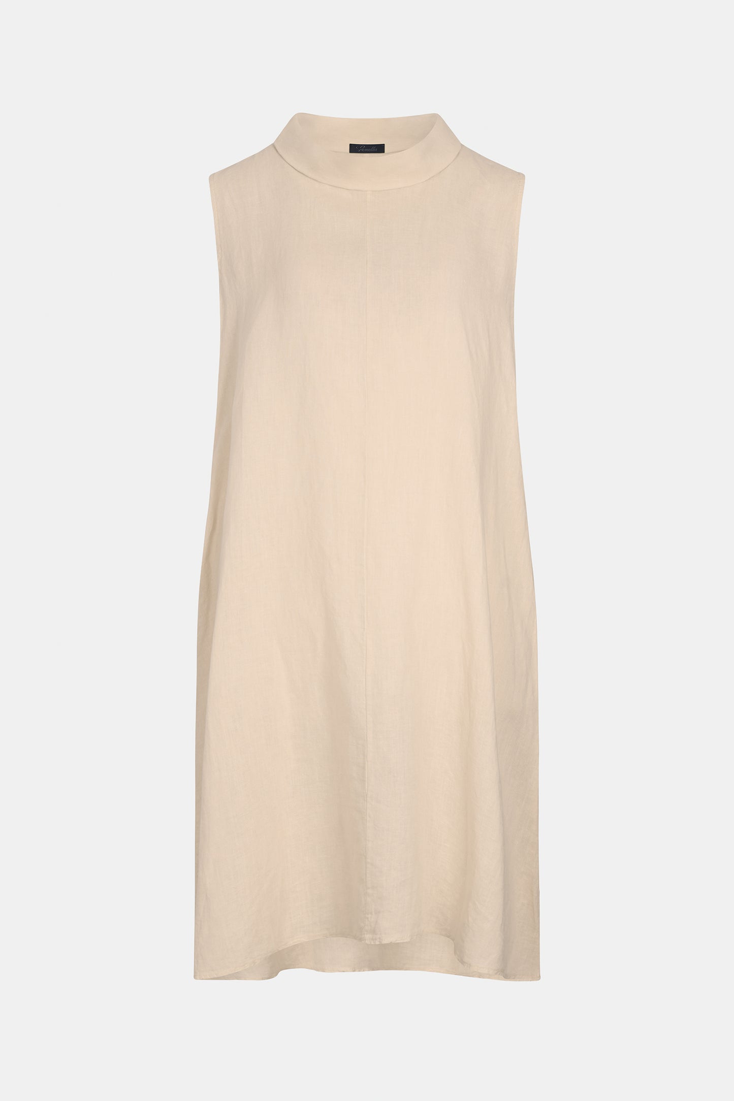 Bellona Linen Cowl Neck Dress