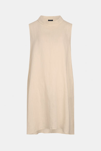 Bellona Linen Cowl Neck Dress
