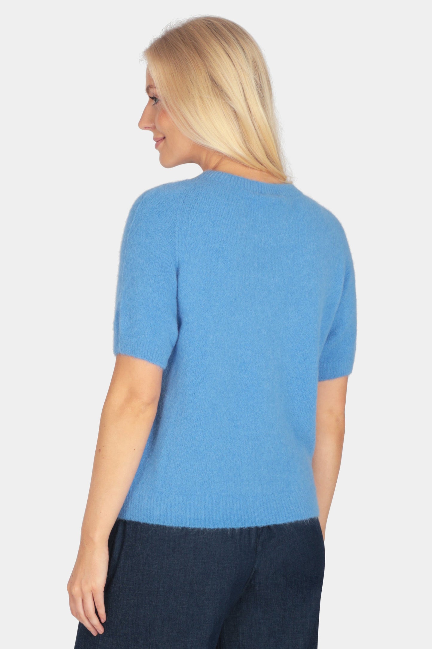 Short Sleeve Alpaca Jumper