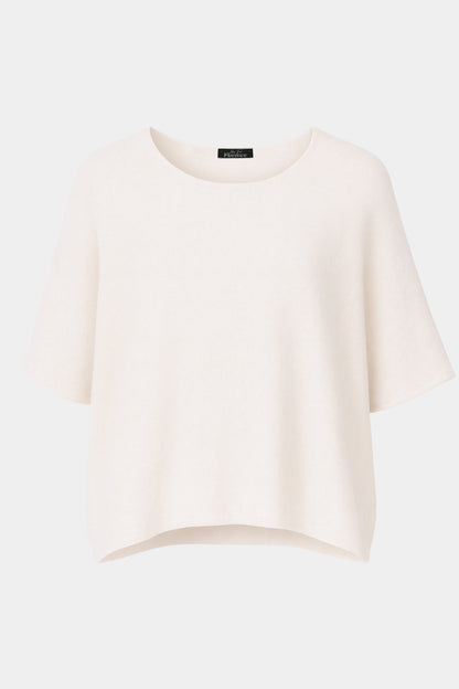 Cloud Two Round Neck 3/4 Sleeve Crop